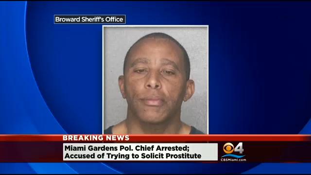 Miami Gardens Police Chief Arrested For Allegedly Soliciting A